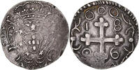 Portuguese India Rupia Münze, INDIA-PORTUGUESE, GOA, Maria I, Goa, SS+, Silber, KM:205 -