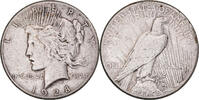 Vereinigte Staaten 1 Dollar Peace, Philadelphia, Silber, S+, KM:150 -
