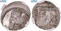Drachm Münze, Parthia (Kingdom of), Artabanos IV, Ekbatana, graded -