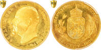 Bulgarien 20 Leva Ferdinand I, Sofia, Proof Restrike, Gold, PCGS -