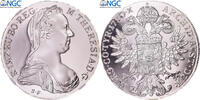 Österreich Thaler Maria Theresa, Vienna, Restrike, Silber, NGC -
