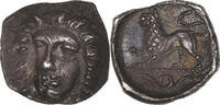 Obol Münze, Campania, Phistelia, VZ, Silber, HN Italy:619 -