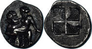 Drachm Münze, Islands off Thrace, Thasos, SS+, Silber -
