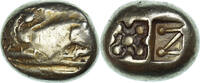 1/3 Stater Münze, Ionia, Miletos, S+, Electrum, SNG-Kayhan:442 -