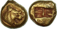 1/3 Stater Lydia, Alyattes I, Sardis, Countermark -