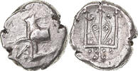 Hemidrachm Münze, Thrace, Byzantium, SS, Silber -