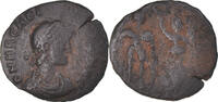 Follis Münze, Arcadius, S, Bronze -