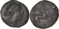 Æ Münze, Aeolis, Kyme, SS, Bronze -