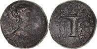 Æ Münze, Aeolis, Kyme, S+, Bronze -
