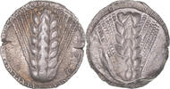 Nomos Lucania, Metapontum, Silber, SS+, HGC:1-1028, HN -