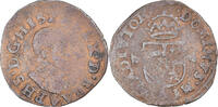 Spanische Niederlande Double Courte Münze, Philip II, Anvers -