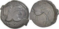 Bronze à la tête janiforme Suessiones, Soissons, Bronze, SS -