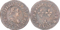 Frankreich Denier Tournois Münze, Louis XIII, Paris, SS+, Kupfer -