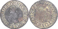Frankreich Denier Tournois Münze, Louis XIII, Lyon, S, Kupfer -