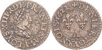 Frankreich Denier Tournois Münze, Louis XIII, Paris, SS+, Kupfer -