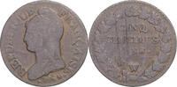 Frankreich 5 Centimes Münze, Dupré, Lille, S, Kupfer, Gadoury:126a -