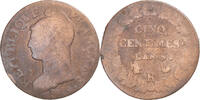 Frankreich 5 Centimes Münze, Dupré, Orléans, S, Kupfer, Gadoury:126 -