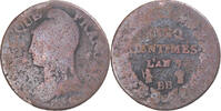 Frankreich 5 Centimes Münze, Dupré, Strasbourg, S, Kupfer -