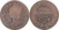 Frankreich 5 Centimes Münze, Dupré, Strasbourg, SGE+, Kupfer -