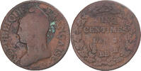 Frankreich 5 Centimes Münze, Dupré, Strasbourg, S, Kupfer -