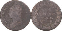 Frankreich 5 Centimes Münze, Dupré, Strasbourg, SGE+, Kupfer -