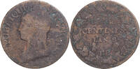 Frankreich 5 Centimes Münze, Dupré, Strasbourg, S, Kupfer -