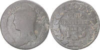Frankreich 5 Centimes Münze, Dupré, Metz, S, Kupfer, Gadoury:126a -