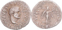 Quinarius Münze, Galba, Lyon - Lugdunum, S+, Silber, BMC:354 -