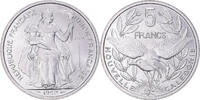 Neukaledonien 5 Francs Münze, Paris, ESSAI, STGL, Aluminium, KM:E10 -