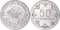Zentralafrikanische Staaten 50 Francs Münze, Paris, ESSAI, STGL -