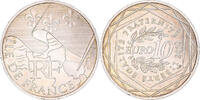 Frankreich 10 Euro Île-de-France, Monnaie de Paris, VZ+, Silber -