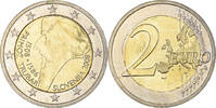Slowenien 2 Euro Primoz Tubar, Bi-Metallic, KM:80 -