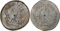 Drachm Münze, Egypt, Ptolemy IV, Alexandria, SS, Bronze -