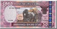 Ruanda 5000 Francs Geldschein, UNZ -