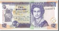 Belize 2 Dollars Geldschein, KM:60b, UNZ -