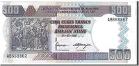 Burundi 500 Francs Geldschein, UNZ -