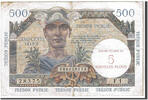 Frankreich 5 Nouveaux Francs on 500 Francs Geldschein, 1955-1963 Treasury -