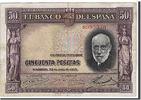 Spanien 50 Pesetas Geldschein, SS+ -