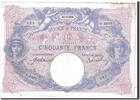 Frankreich 50 Francs Geldschein, 50 F 1889-1927 ''Bleu et Rose'', VZ -