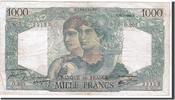 Frankreich 1000 Francs Geldschein, 1 000 F 1945-1950 ''Minerve et Hercule'' -