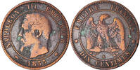Frankreich 10 Centimes Münze -