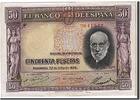 Spanien 50 Pesetas Geldschein, KM:88, SS -
