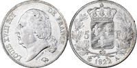 Frankreich 5 Francs Louis XVIII, Paris, Silber, SS, Gadoury:614 -