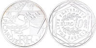 Frankreich 10 Euro Picardie, Paris, STGL, Silber, KM:1666 -
