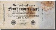 Deutschland 500 Mark Geldschein, KM:74b, SS -