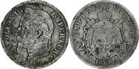 Frankreich 2 Francs Münze, Napoleon III, Napoléon III, Strasbourg -