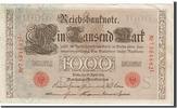 Deutschland 1000 Mark Geldschein, KM:44b, SS+ -