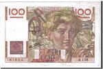 Frankreich 100 Francs Geldschein, 100 F 1945-1954 ''Jeune Paysan'', VZ -