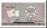 Ruanda 20 Francs Geldschein, KM:6e, UNZ -
