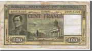 Belgien 100 Francs Geldschein, KM:126, S -